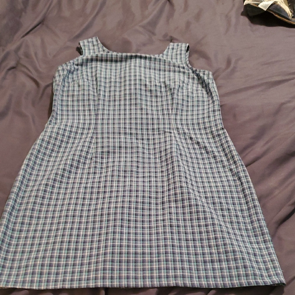 Plaid Mini Dress